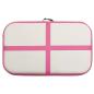 Preview: Aufblasbare Gymnastikmatte mit Pumpe 60x100x15 cm PVC Rosa