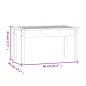 Preview: Gartenbank Honigbraun 80x44x45 cm Massivholz Kiefer