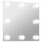 Preview: Wandspiegel mit LED-Beleuchtung Quadratisch Glas