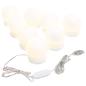 Preview: Wandspiegel mit LED-Beleuchtung Quadratisch Glas