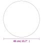 Preview: Wandspiegel mit LED-Beleuchtung Rund Glas 