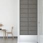 Preview: Wandpaneele 12 Stk. Hellgrau 60x30 cm Stoff 2,16 m²