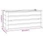 Preview: Hochbeet Rostig 100x40x45 cm Cortenstahl