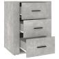 Preview: Nachttisch Betongrau 50x36x60 cm Holzwerkstoff