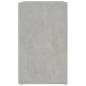 Preview: Nachttisch Betongrau 50x36x60 cm Holzwerkstoff