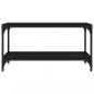 Preview: TV-Schrank Schwarz 80x33x41 cm Holzwerkstoff und Stahl