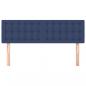 Preview: Kopfteile 2 Stk. Blau 72x5x78/88 cm Stoff