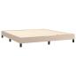 Preview: Boxspringbett mit Matratze & LED Cappuccino-Braun 160x200cm