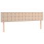 Preview: Boxspringbett mit Matratze & LED Cappuccino-Braun 160x200cm