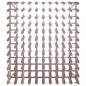Preview: Weinregal für 120 Flaschen Braun Massivholz Kiefer