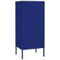 Preview: ARDEBO.de - Lagerschrank Marineblau 42,5x35x101,5 cm Stahl    