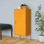 Preview: ARDEBO.de - Lagerschrank Senfgelb 42,5x35x101,5 cm Stahl