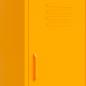 Preview: Lagerschrank Senfgelb 42,5x35x101,5 cm Stahl