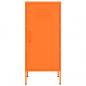 Preview: Lagerschrank Orange 42,5x35x101,5 cm Stahl
