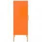 Preview: Lagerschrank Orange 42,5x35x101,5 cm Stahl