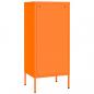 Preview: Lagerschrank Orange 42,5x35x101,5 cm Stahl