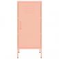 Preview: Lagerschrank Rosa 42,5x35x101,5 cm Stahl