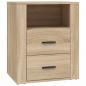 Preview: Nachttisch Sonoma-Eiche 50x36x60 cm Holzwerkstoff