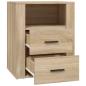 Preview: Nachttisch Sonoma-Eiche 50x36x60 cm Holzwerkstoff