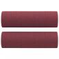 Preview: 3-Sitzer-Sofa mit Zierkissen Weinrot 180 cm Stoff
