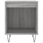 Preview: Nachttische 2 Stk. Grau Sonoma 40x35x50 cm Holzwerkstoff