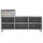 Preview: Schuhregal Betongrau 102x36x60 cm Holzwerkstoff