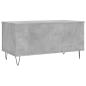 Preview: Couchtisch Betongrau 90x44,5x45 cm Holzwerkstoff