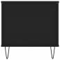 Preview: Couchtisch Schwarz 90x44,5x45 cm Holzwerkstoff