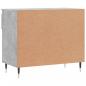 Preview: Schuhregal Betongrau 70x36x60 cm Holzwerkstoff