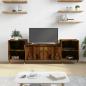 Preview: ARDEBO.de - TV-Schrank Räuchereiche 160x35x55 cm Holzwerkstoff