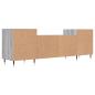 Preview: TV-Schrank Grau Sonoma 160x35x55 cm Holzwerkstoff