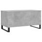 Preview: Couchtisch Betongrau 90x44,5x45 cm Holzwerkstoff