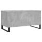 Preview: Couchtisch Betongrau 90x44,5x45 cm Holzwerkstoff