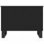 Preview: Couchtisch Schwarz 60x44,5x45 cm Holzwerkstoff