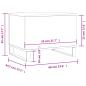 Preview: Couchtisch Sonoma-Eiche 60x44,5x45 cm Holzwerkstoff