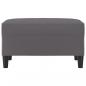 Preview: Fußhocker Grau 70x55x41 cm Kunstleder