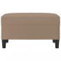 Preview: Fußhocker Cappuccino-Braun 70x55x41 cm Kunstleder