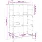 Preview: Bücherregal Sonoma-Eiche 78,5x33x117,5 cm Holzwerkstoff