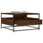 Preview: Couchtisch Braun Eichen-Optik 80x80x45 cm Holzwerkstoff
