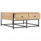 Preview: Couchtisch Sonoma-Eiche 80x80x40 cm Holzwerkstoff