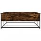 Preview: Couchtisch Räuchereiche 100x99x40 cm Holzwerkstoff