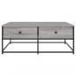 Preview: Couchtisch Grau Sonoma 100x99x40 cm Holzwerkstoff