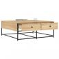 Preview: Couchtisch Sonoma-Eiche 100x99x40 cm Holzwerkstoff