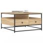 Preview: Couchtisch Sonoma-Eiche 80x80x45 cm Holzwerkstoff