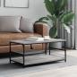 Preview: ARDEBO.de - Couchtisch Grau Sonoma 90x49x40 cm Holzwerkstoff