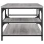 Preview: Couchtisch Grau Sonoma 90x49x40 cm Holzwerkstoff