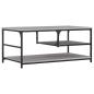Preview: Couchtisch Grau Sonoma 90x49x40 cm Holzwerkstoff