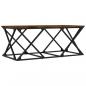 Preview: Couchtisch Räuchereiche 100x49x40 cm Holzwerkstoff