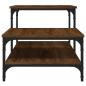 Preview: Couchtisch Braun Eichen-Optik 100x50,5x45 cm Holzwerkstoff