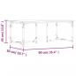 Preview: Couchtisch Grau Sonoma 90x50x35 cm Holzwerkstoff